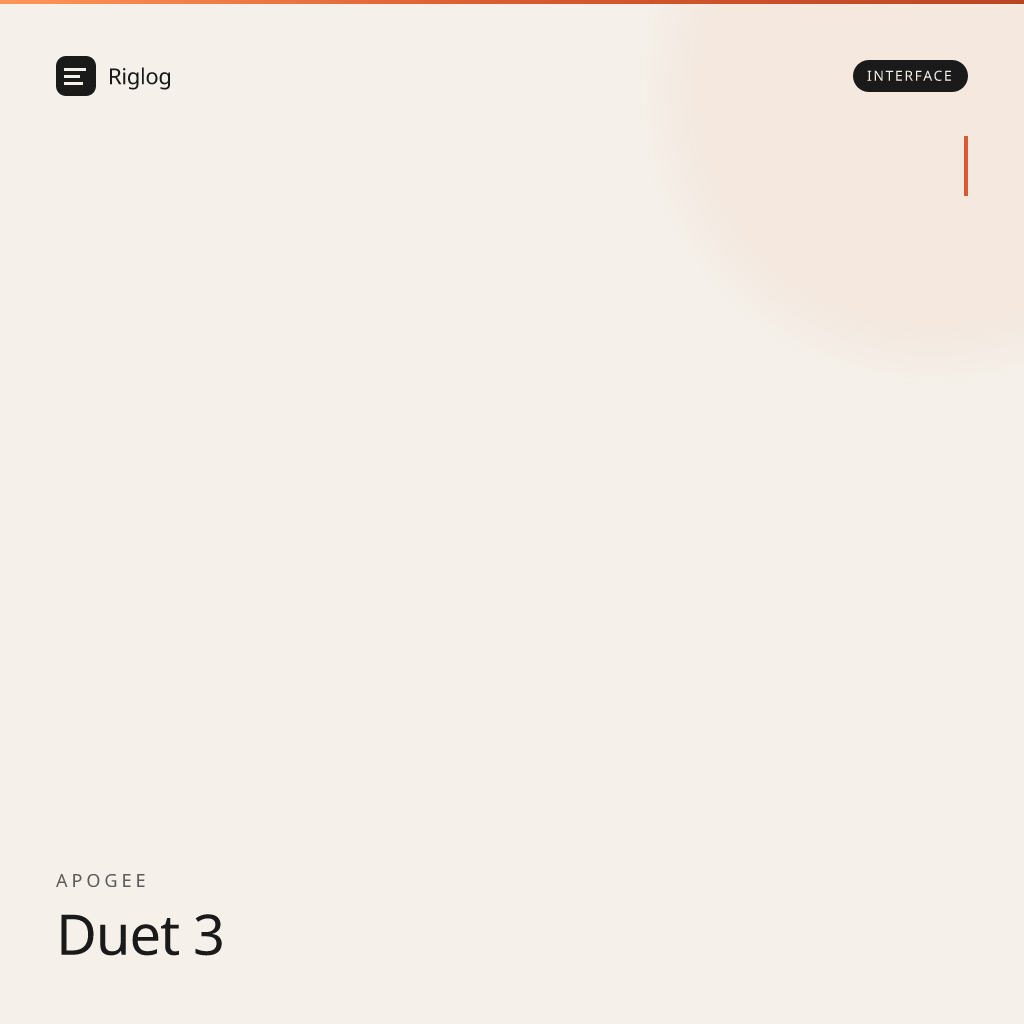 Apogee Duet 3