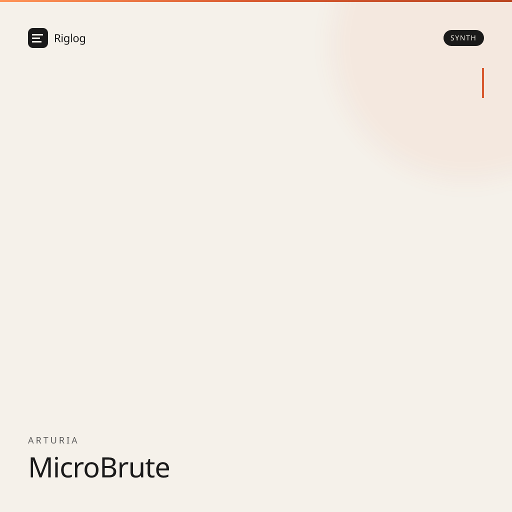 Arturia MicroBrute