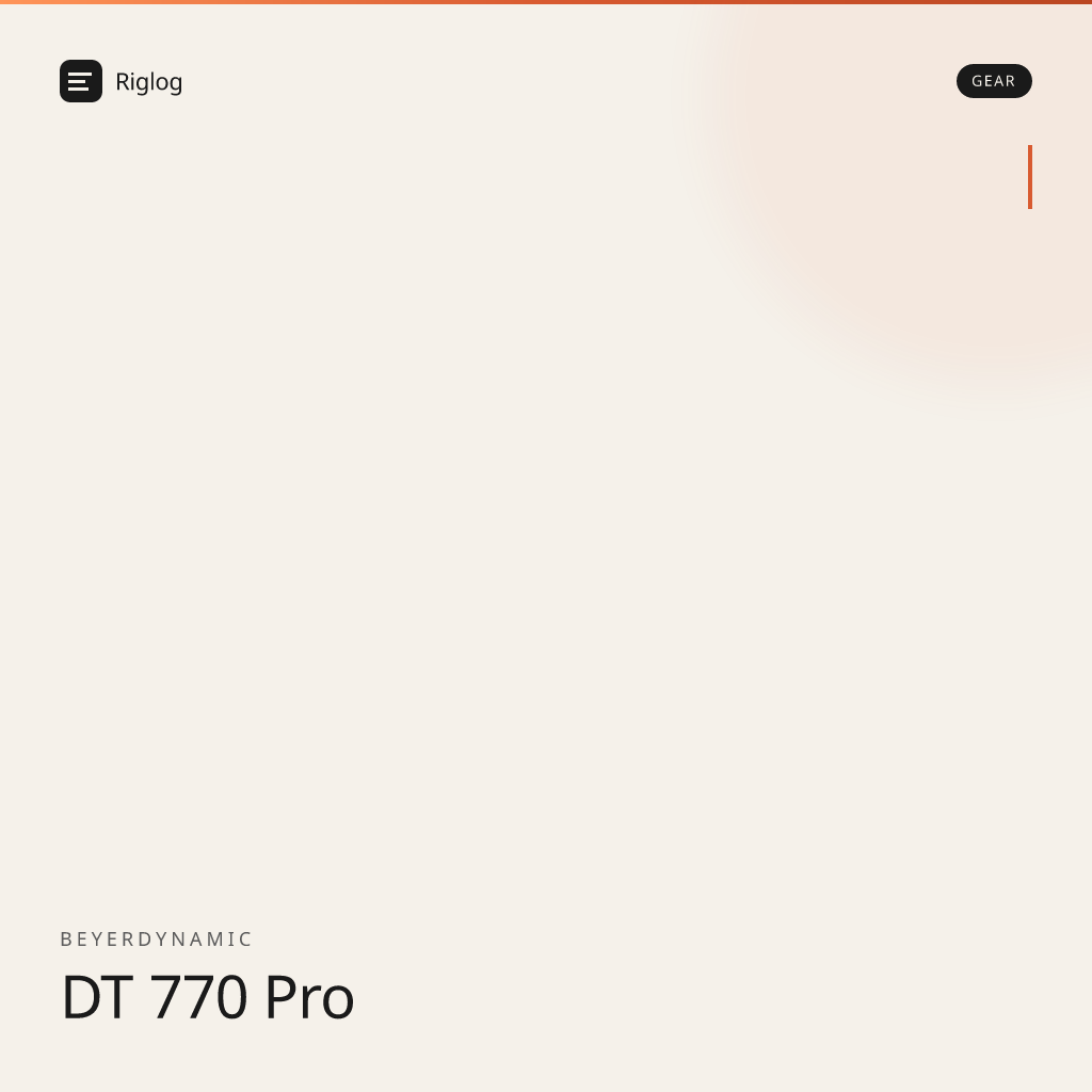 Beyerdynamic DT 770 Pro