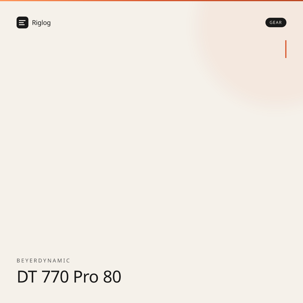 Beyerdynamic DT 770 Pro 80