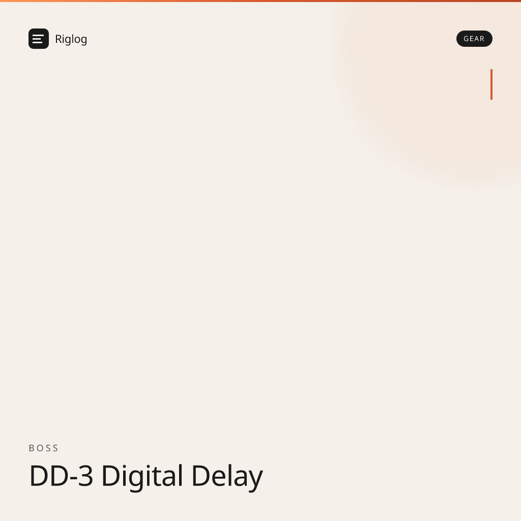 Boss DD-3 Digital Delay