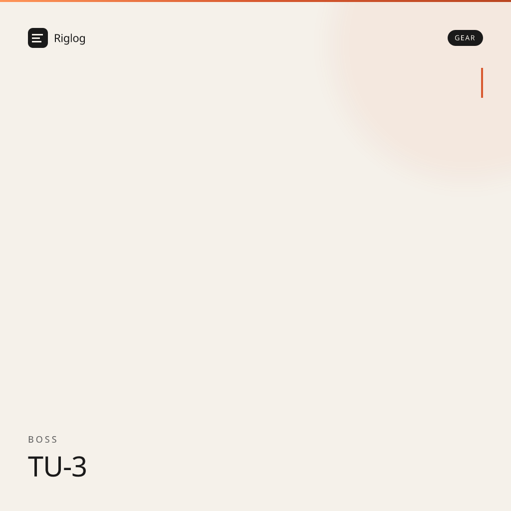 Boss TU-3