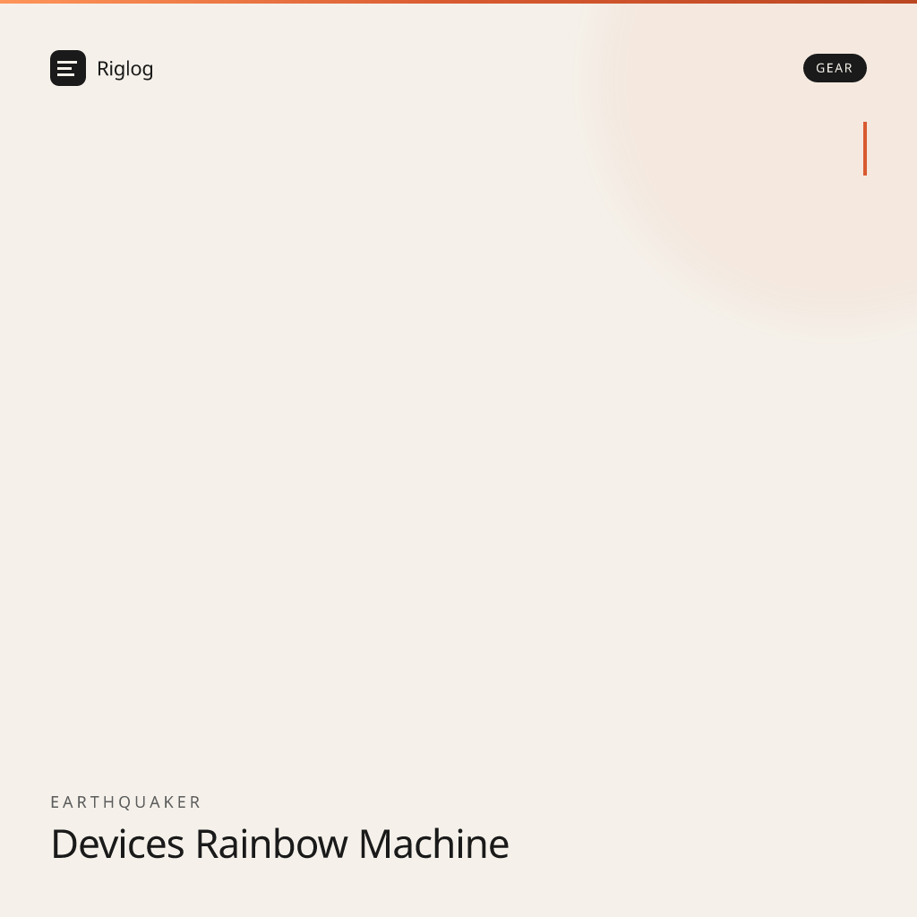 Earthquaker Devices Rainbow Machine