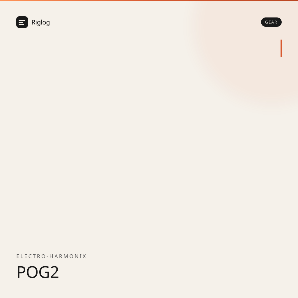Electro-Harmonix POG2