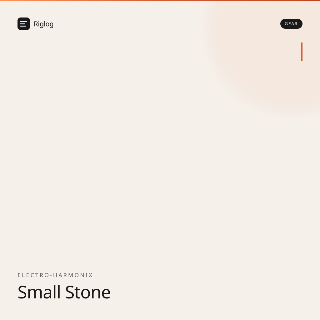Electro-Harmonix Small Stone