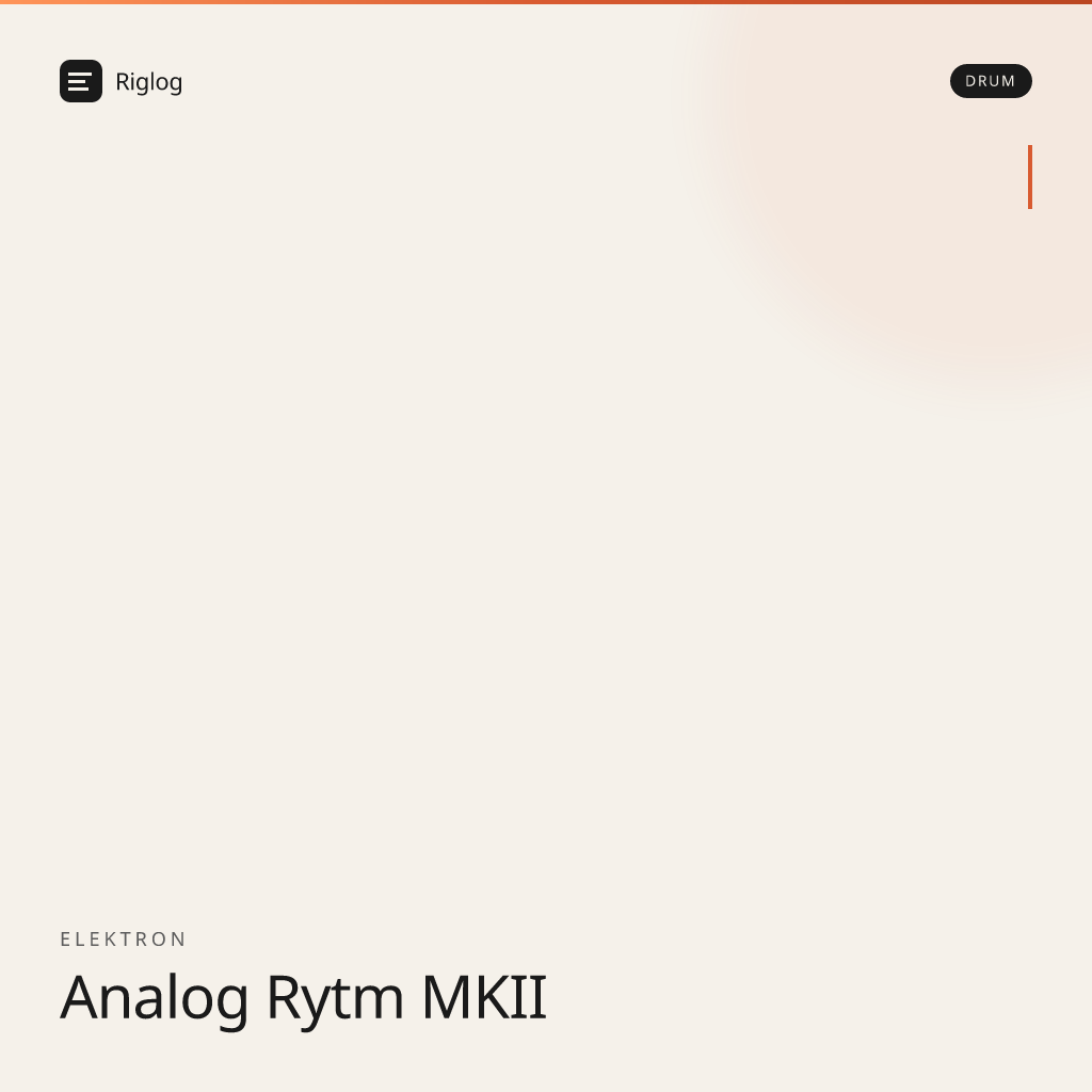 Elektron Analog Rytm MKII
