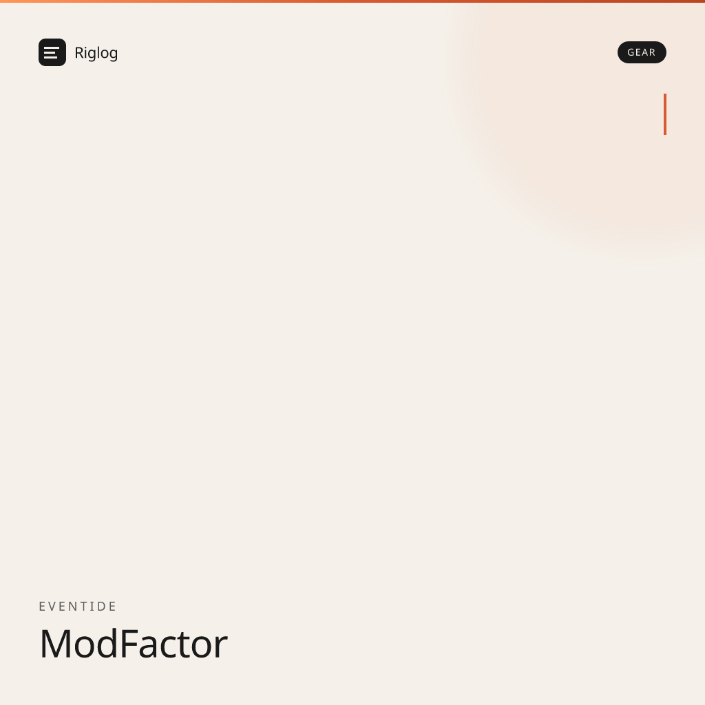 Eventide ModFactor