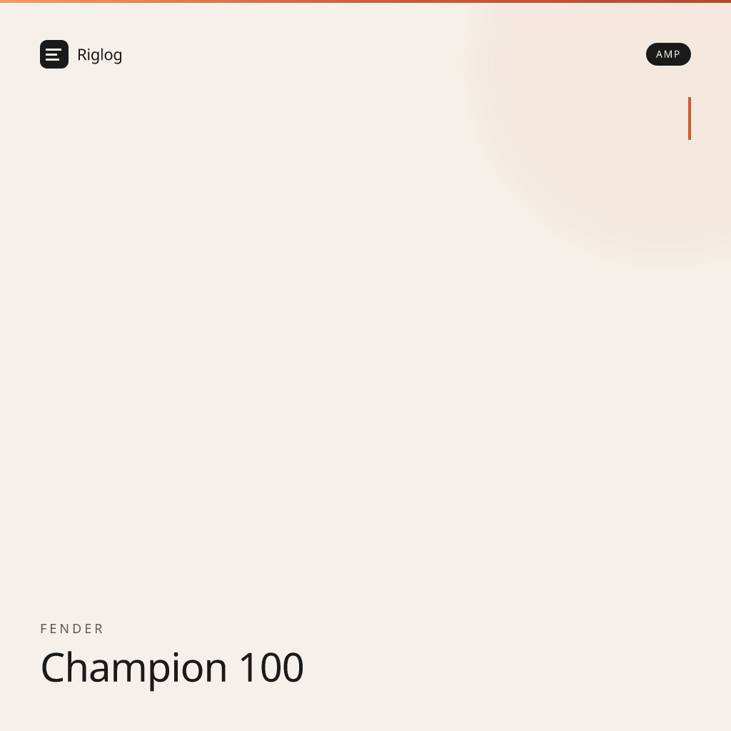 Fender Champion 100