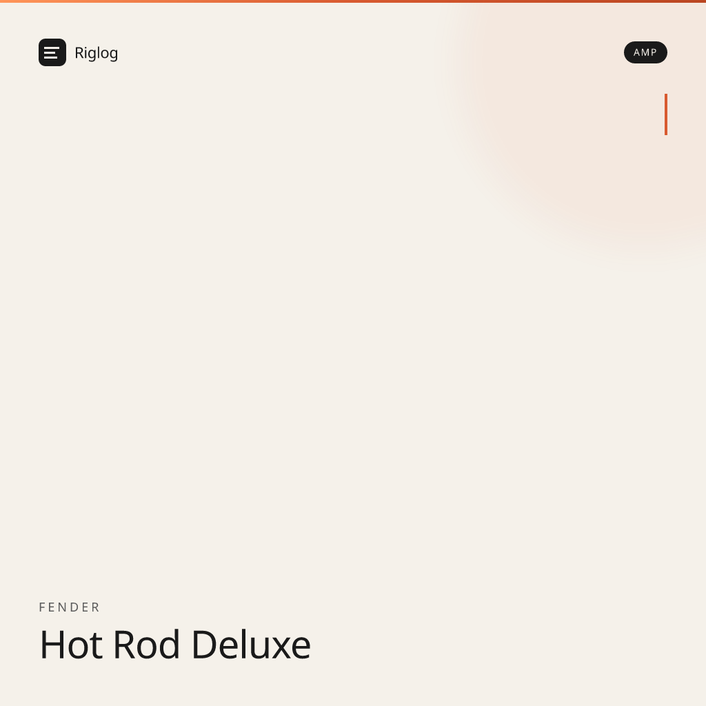 Fender Hot Rod Deluxe