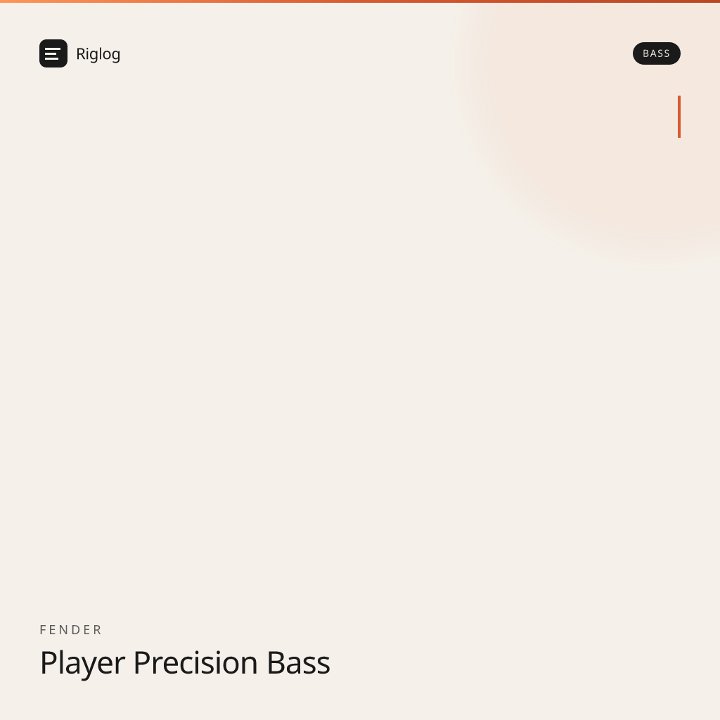 Fender Player Precision Bass