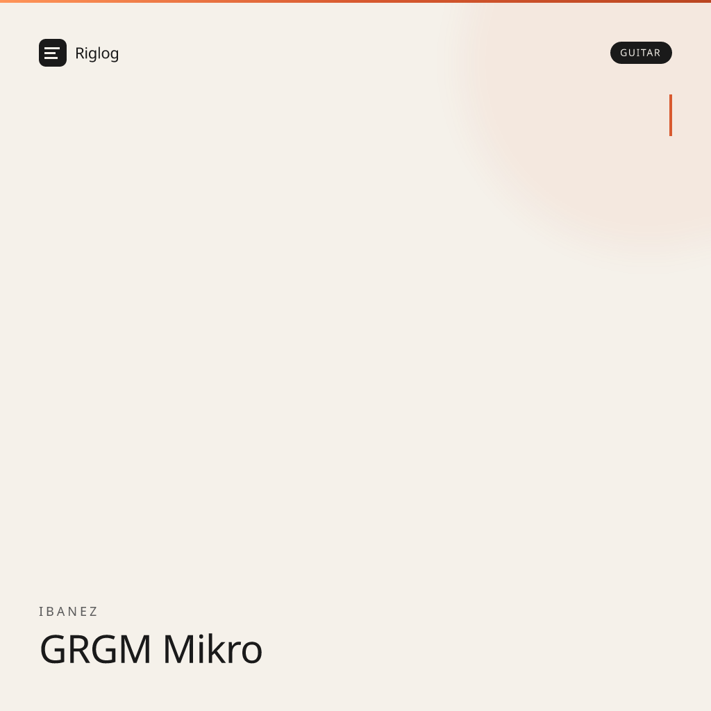 Ibanez GRGM Mikro
