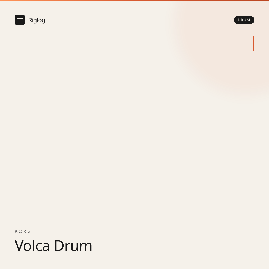 Korg Volca Drum