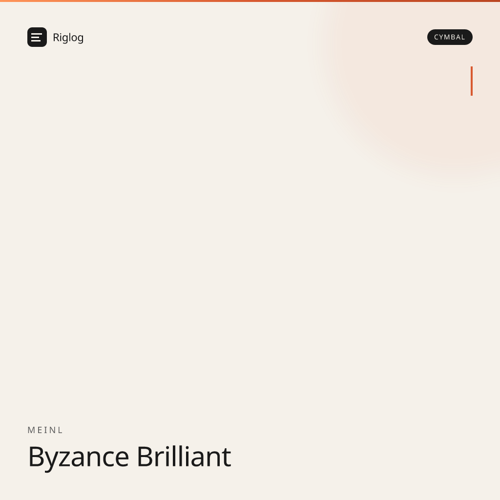 Meinl Byzance Brilliant