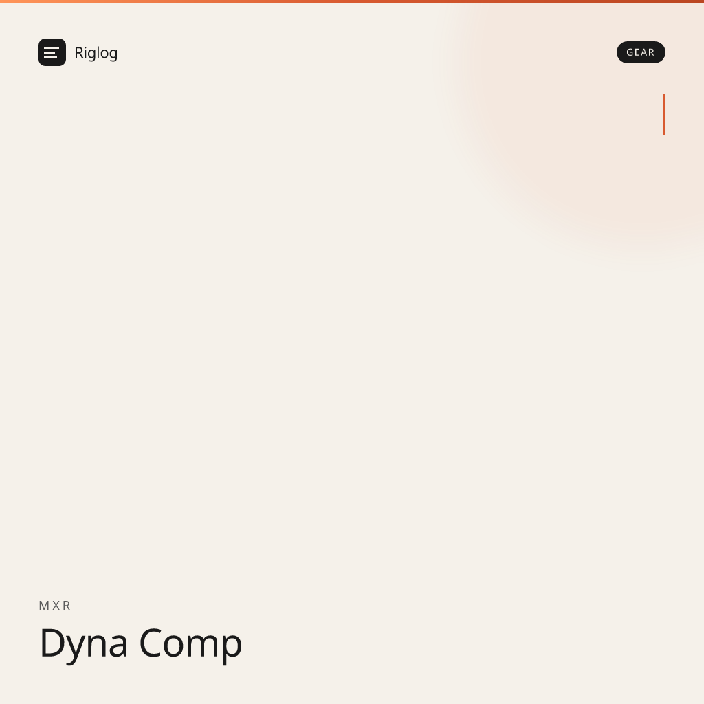 MXR Dyna Comp