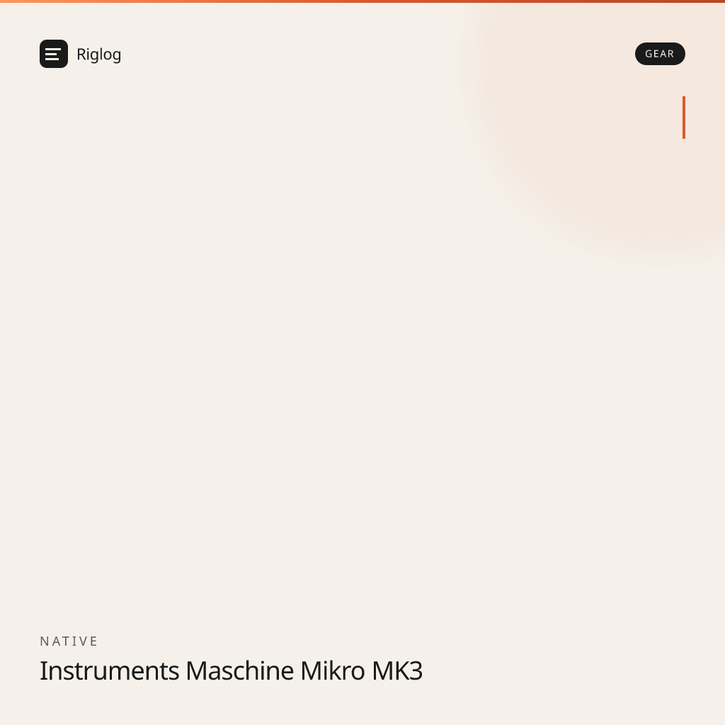 Native Instruments Maschine Mikro MK3