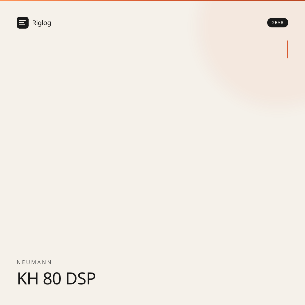 Neumann KH 80 DSP