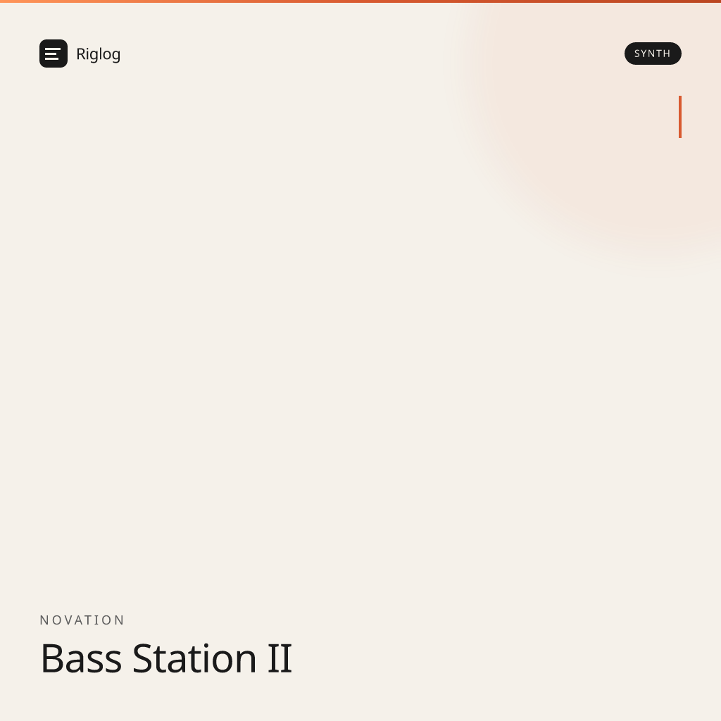 Novation Bass Station II
