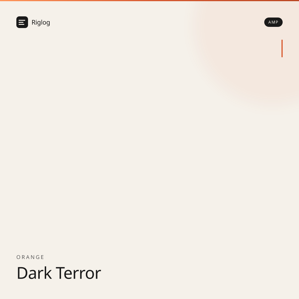 Orange Dark Terror
