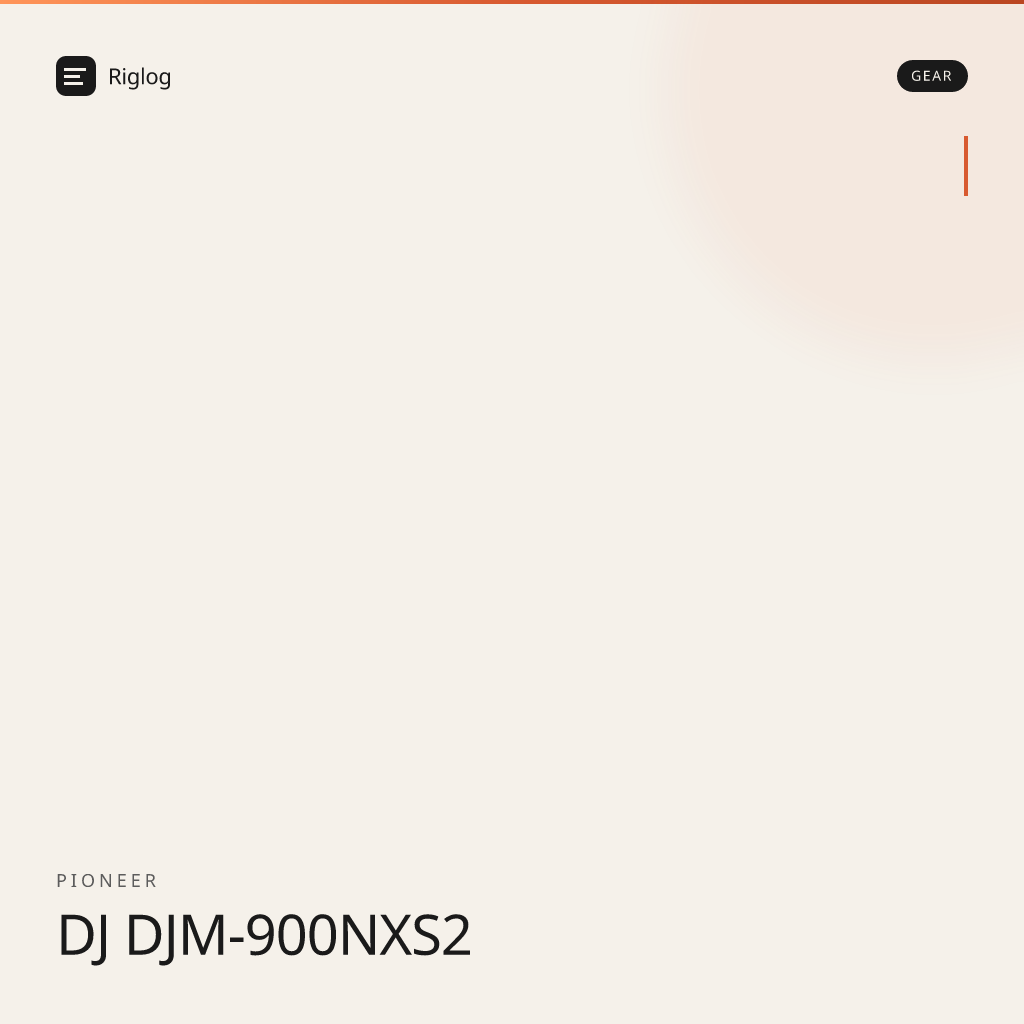 Pioneer DJ DJM-900NXS2