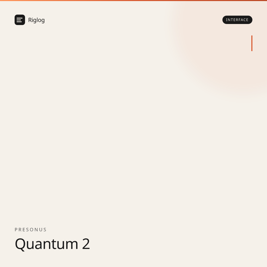 PreSonus Quantum 2