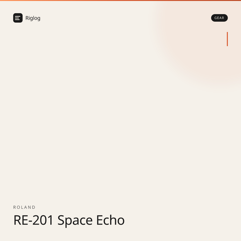 Roland RE-201 Space Echo