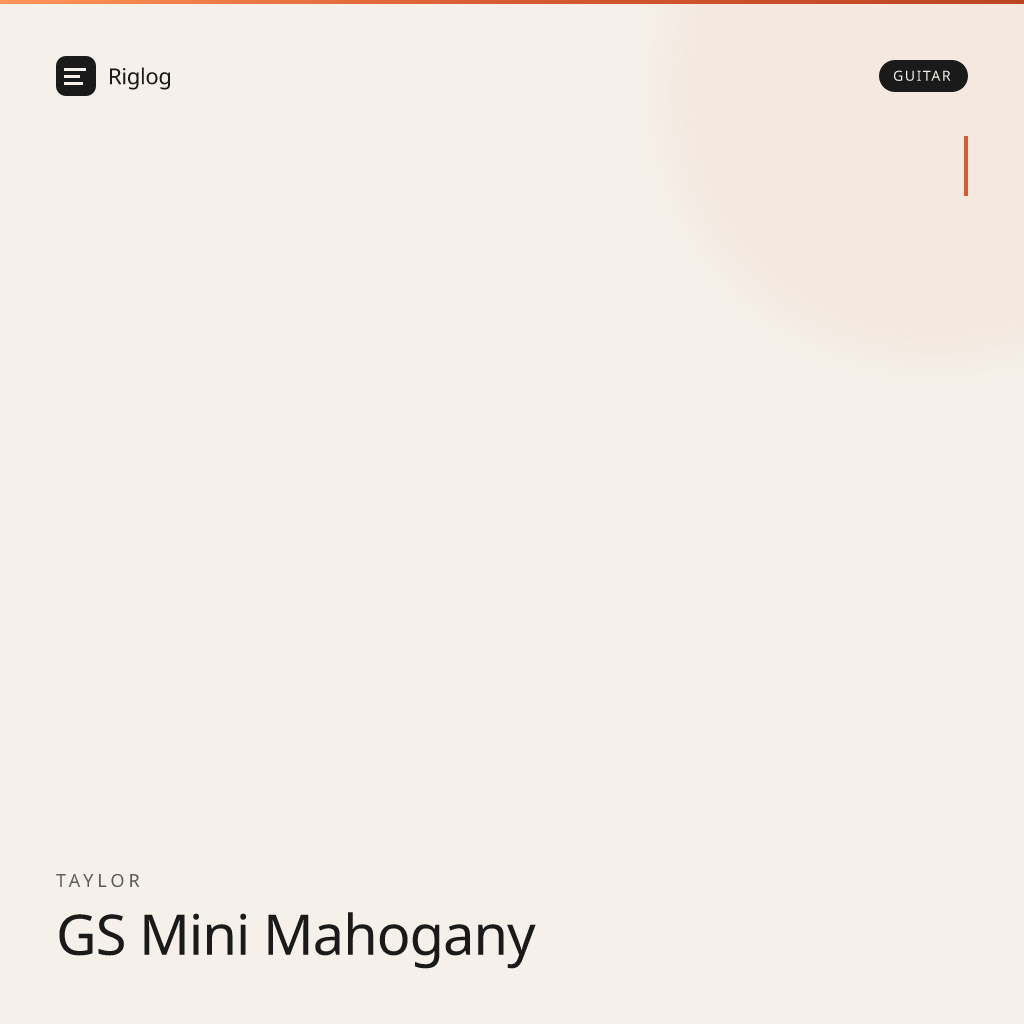 Taylor GS Mini Mahogany