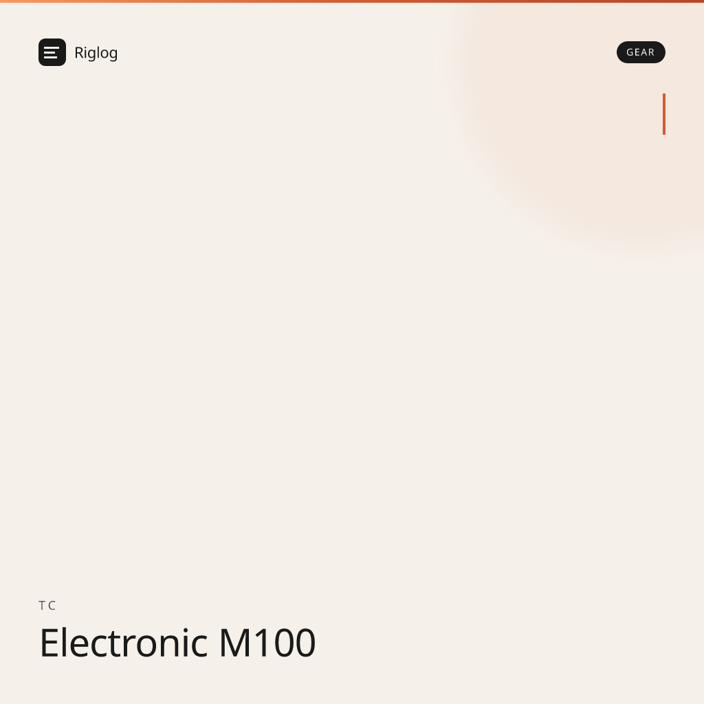 TC Electronic M100