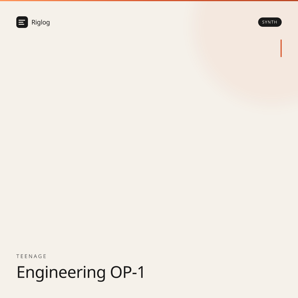 Teenage Engineering OP-1