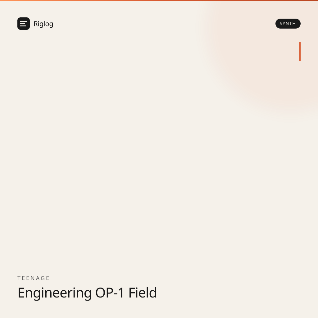 Teenage Engineering OP-1 Field