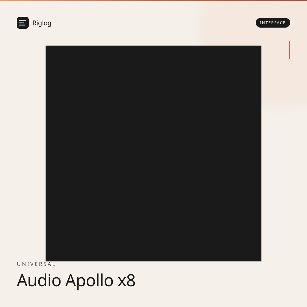 Universal Audio Apollo x8