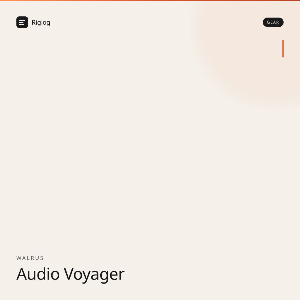 Walrus Audio Voyager
