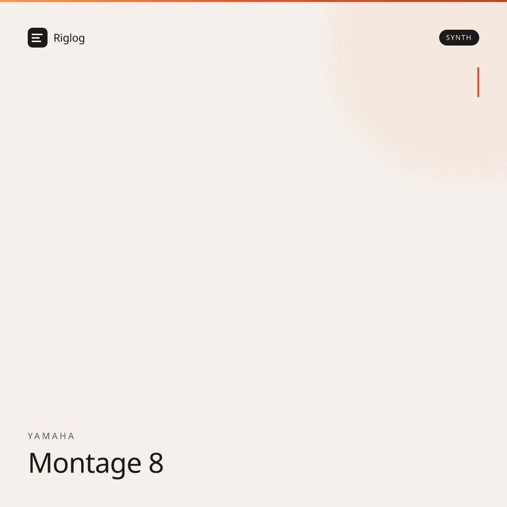 Yamaha Montage 8