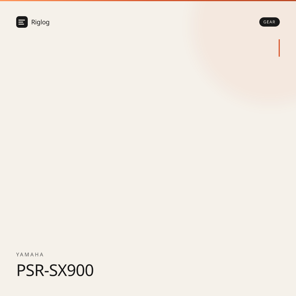 Yamaha PSR-SX900