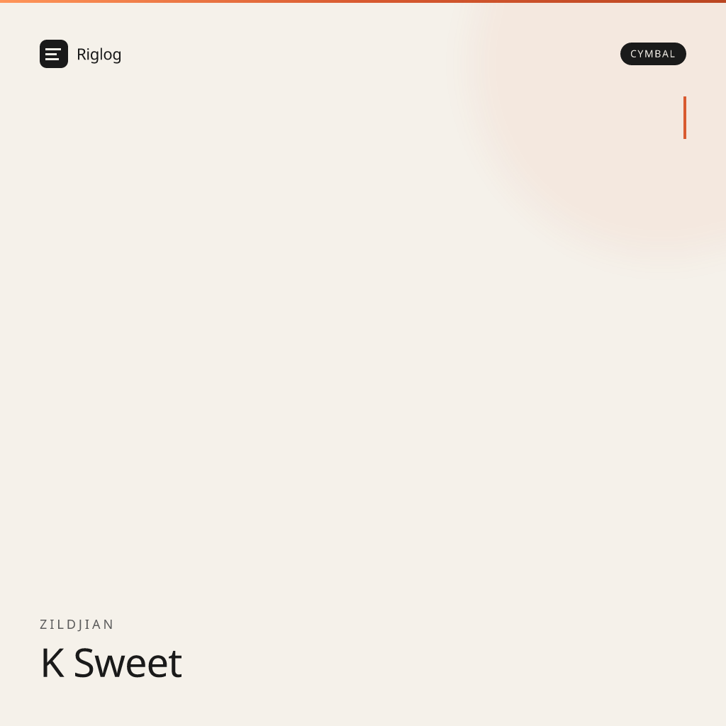 Zildjian K Sweet
